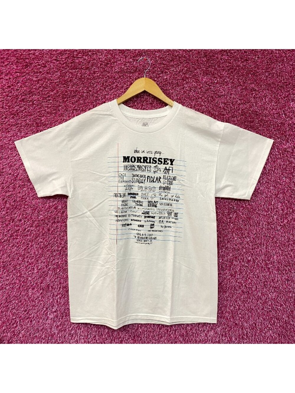 When We Are Young Notebook Tshirt size large